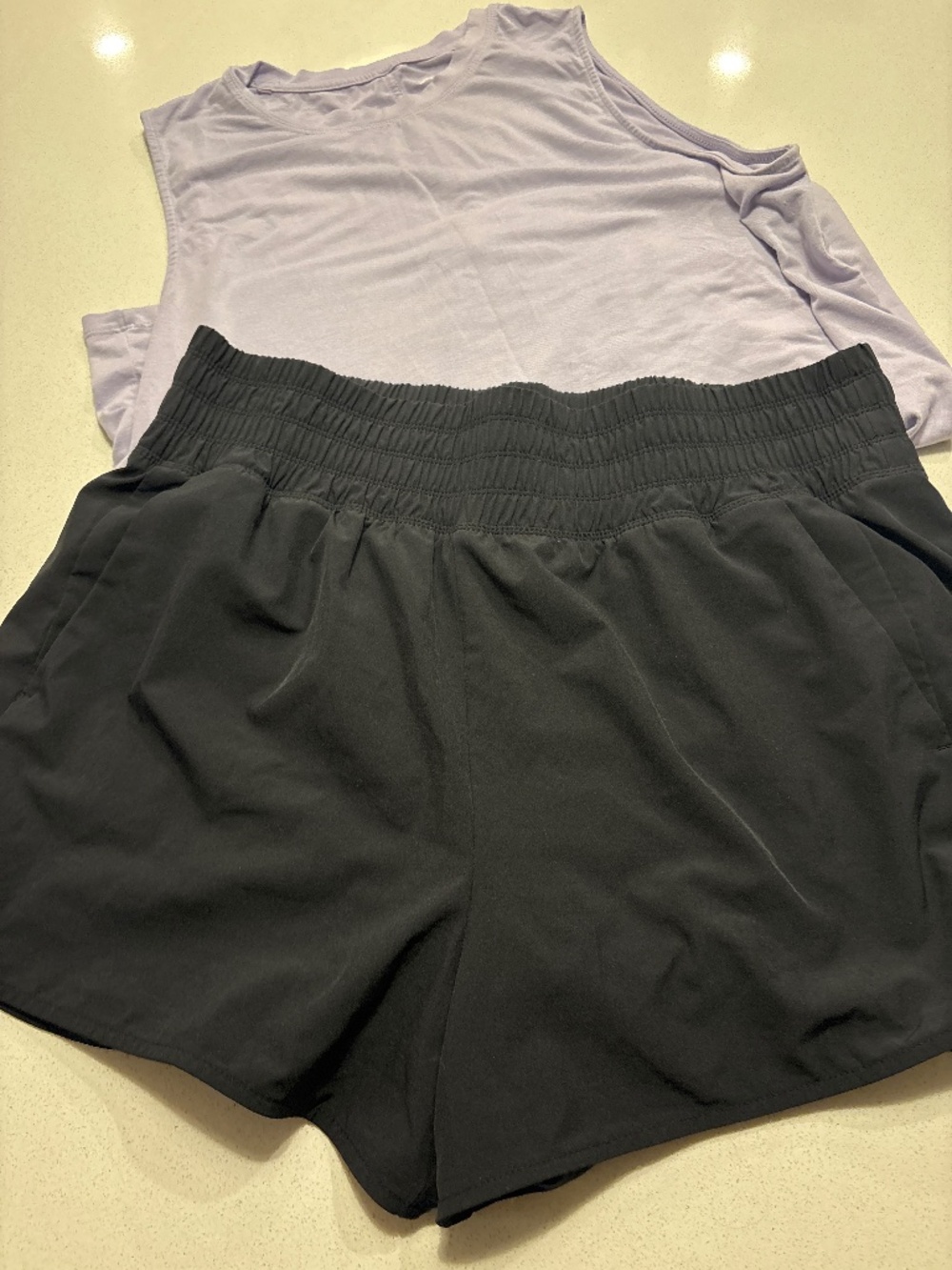Old Navy highwaisted  workout shorts